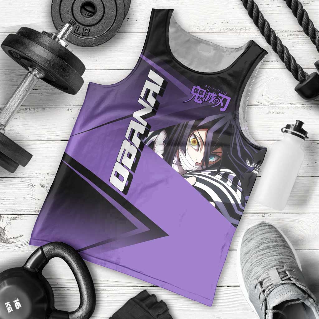 Obanai Iguro Serpent Strike Men Tank Top Sporty Anime Mashup Style