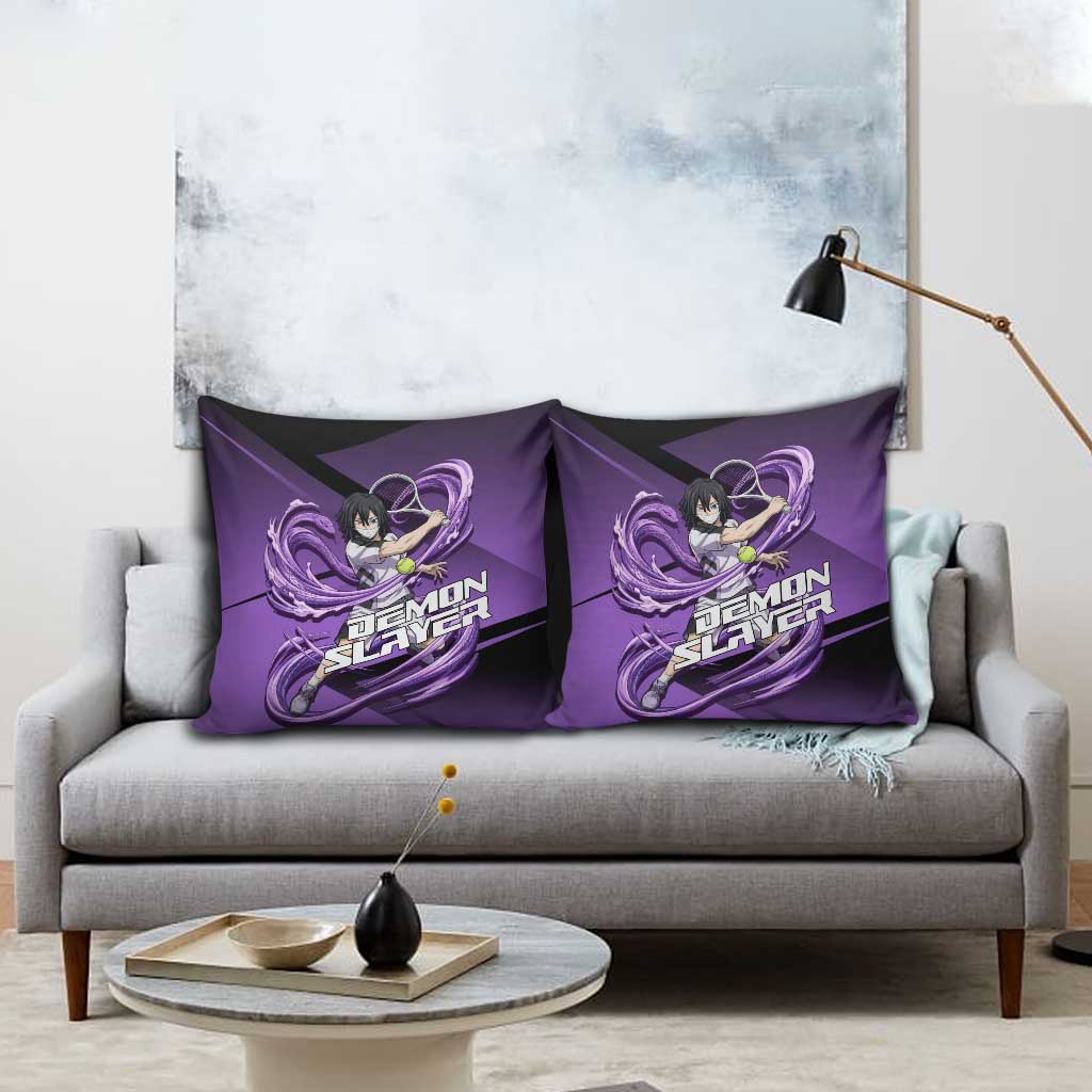 Obanai Iguro Serpent Strike Pillow Cover Sporty Anime Mashup Style