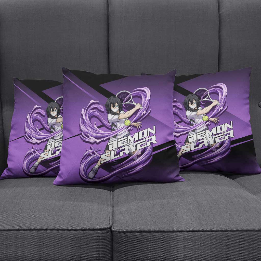 Obanai Iguro Serpent Strike Pillow Cover Sporty Anime Mashup Style