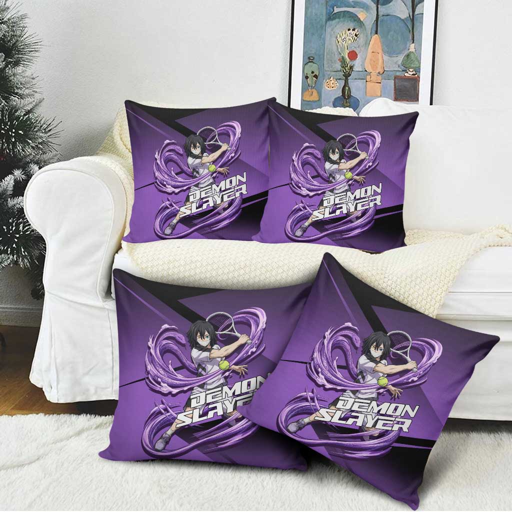 Obanai Iguro Serpent Strike Pillow Cover Sporty Anime Mashup Style