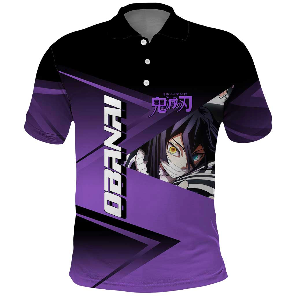 Obanai Iguro Serpent Strike Polo Shirt Sporty Anime Mashup Style