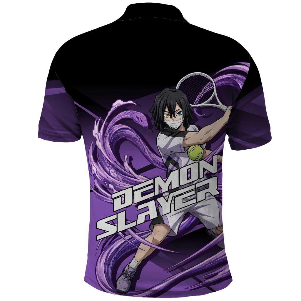 Obanai Iguro Serpent Strike Polo Shirt Sporty Anime Mashup Style