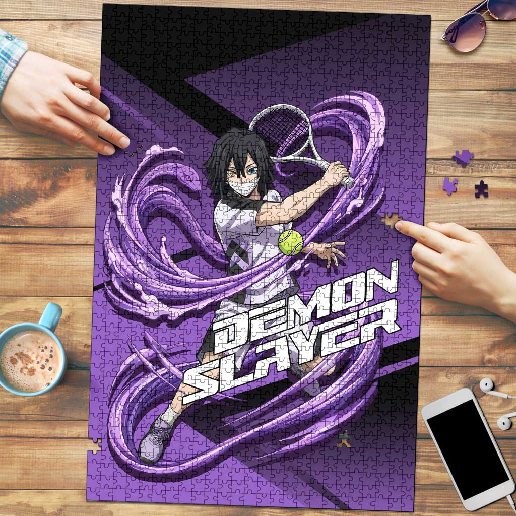 Obanai Iguro Serpent Strike Puzzle Sporty Anime Mashup Style
