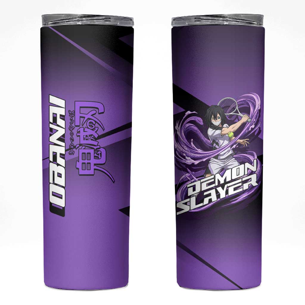 Obanai Iguro Serpent Strike Skinny Tumbler Sporty Anime Mashup Style
