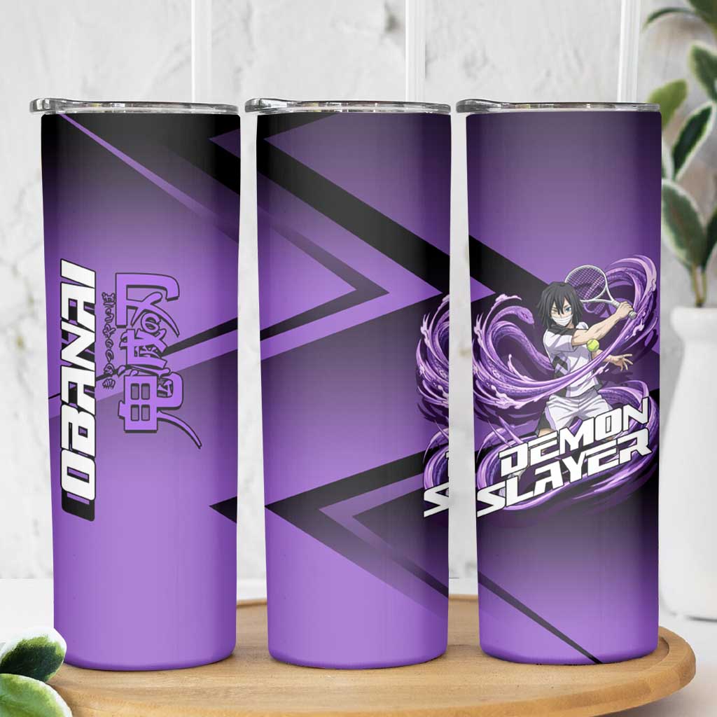 Obanai Iguro Serpent Strike Skinny Tumbler Sporty Anime Mashup Style