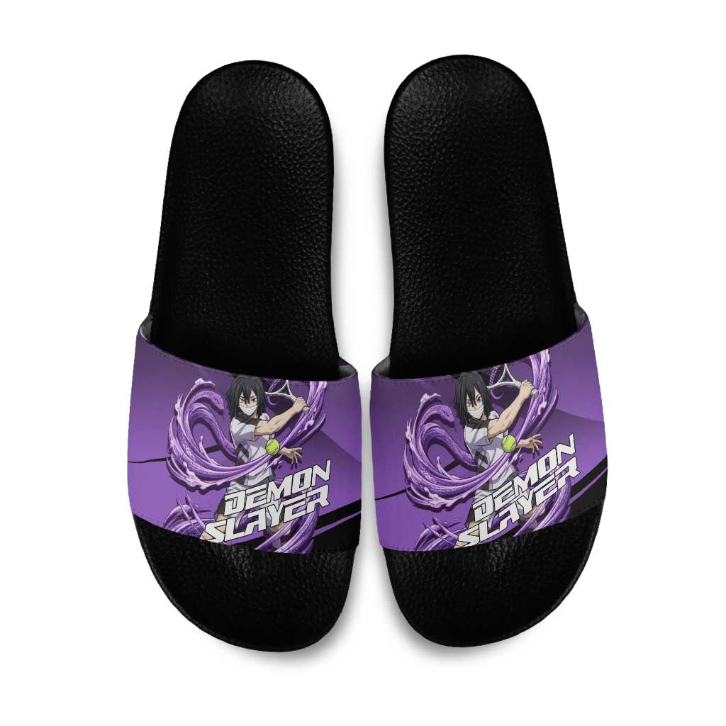 Obanai Iguro Serpent Strike Slide Sandals Sporty Anime Mashup Style