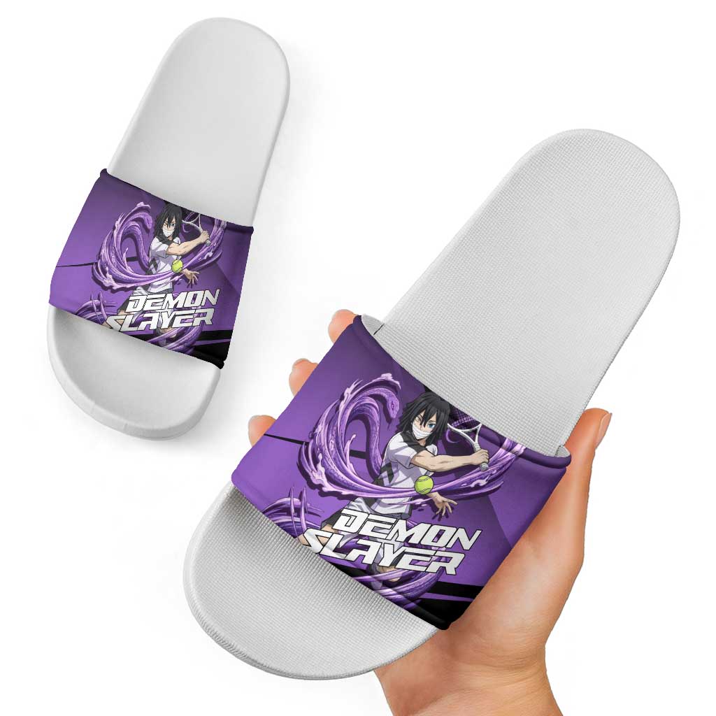 Obanai Iguro Serpent Strike Slide Sandals Sporty Anime Mashup Style