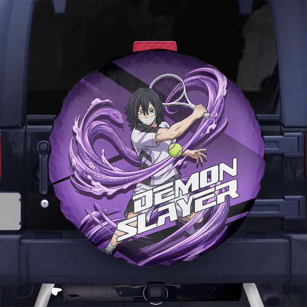 Obanai Iguro Serpent Strike Spare Tire Cover Sporty Anime Mashup Style