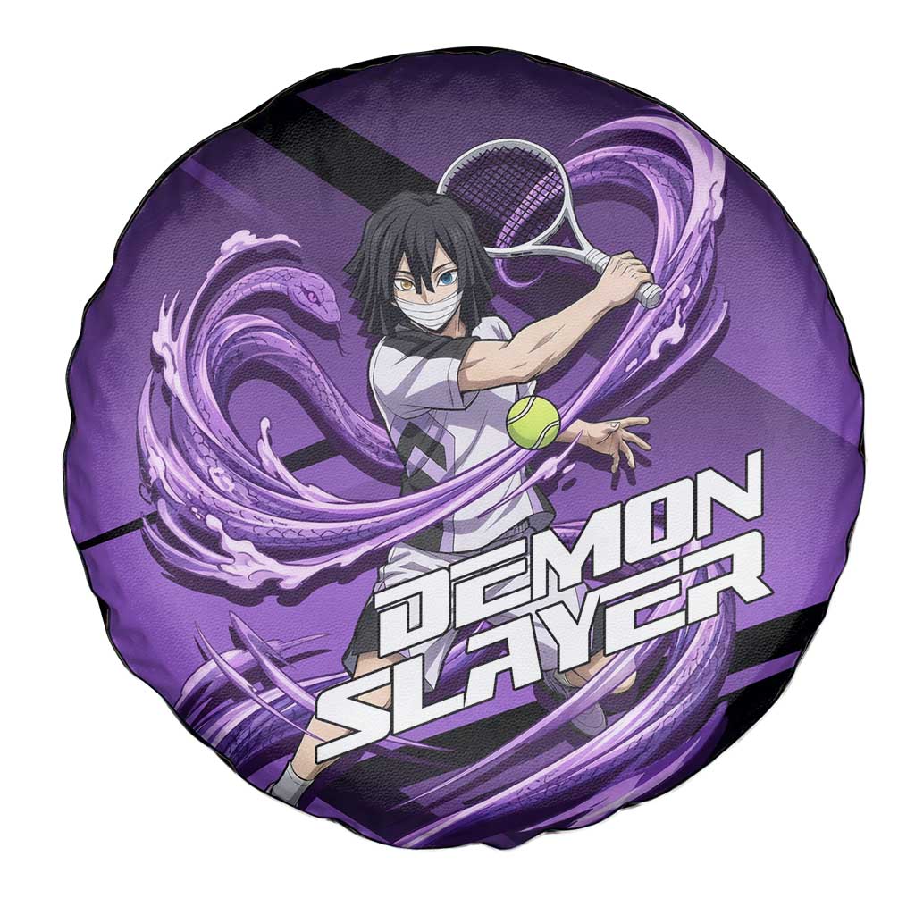 Obanai Iguro Serpent Strike Spare Tire Cover Sporty Anime Mashup Style