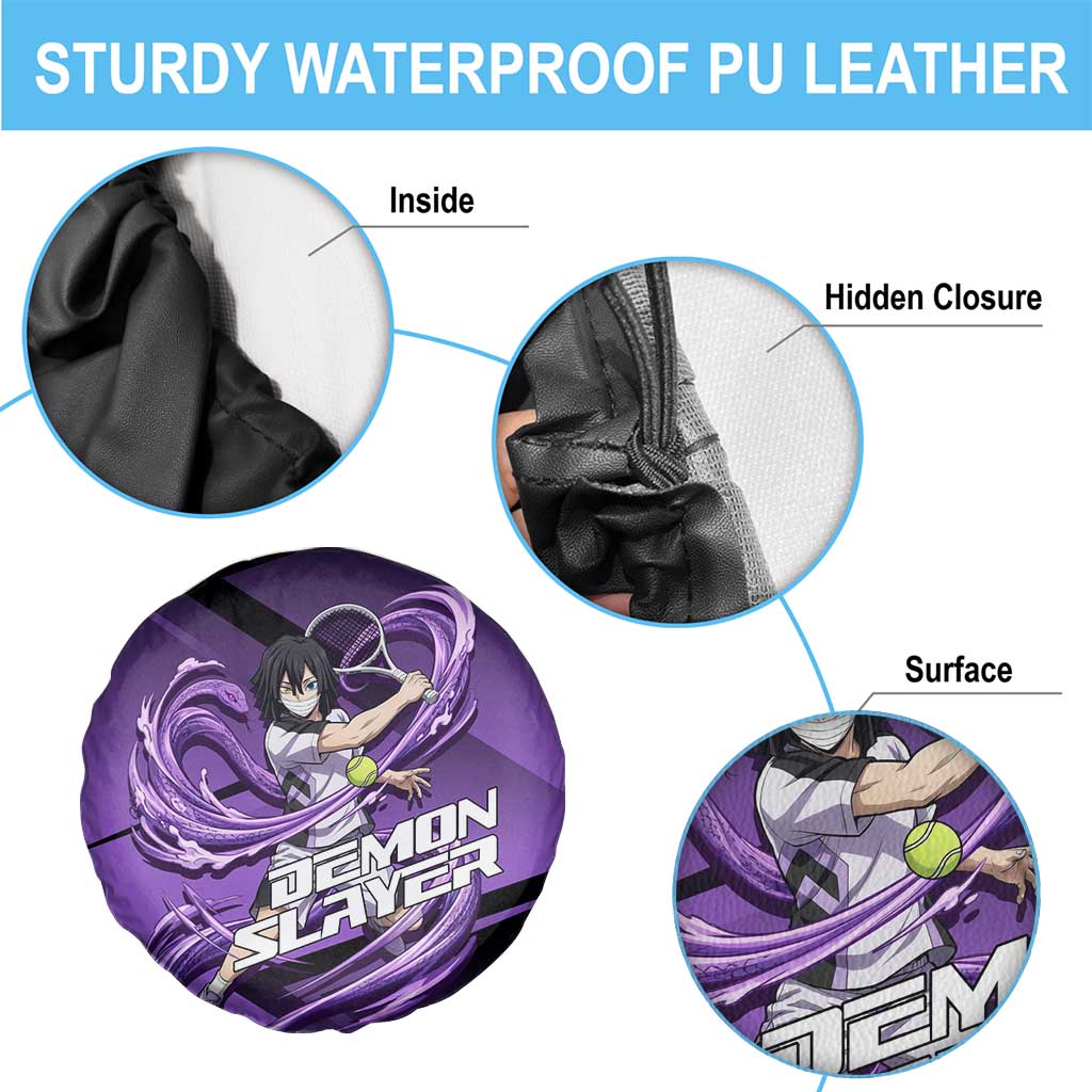 Obanai Iguro Serpent Strike Spare Tire Cover Sporty Anime Mashup Style
