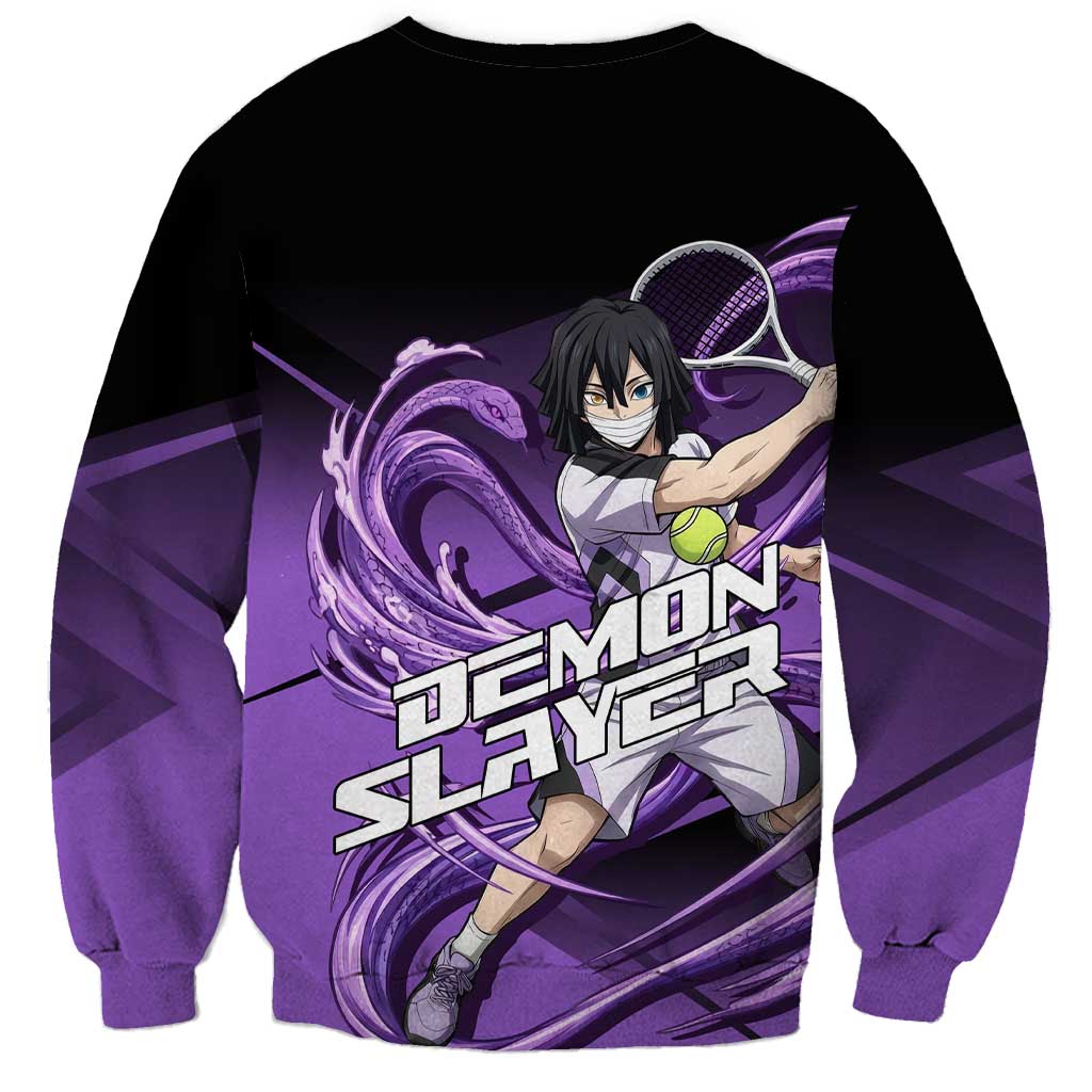Obanai Iguro Serpent Strike Sweatshirt Sporty Anime Mashup Style