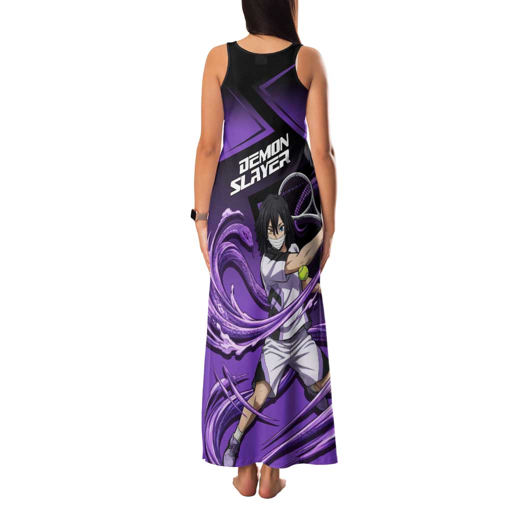 Obanai Iguro Serpent Strike Tank Maxi Dress Sporty Anime Mashup Style