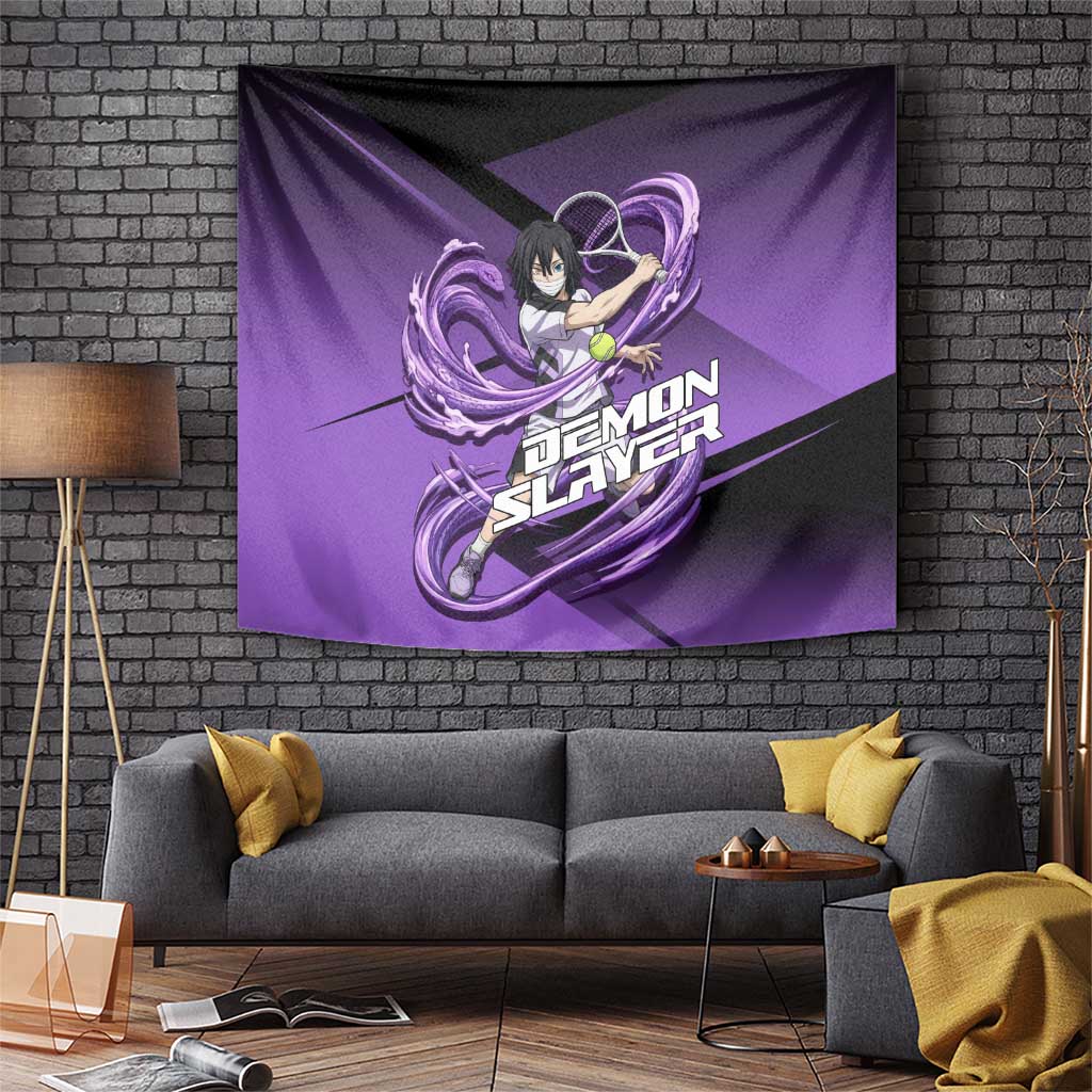 Obanai Iguro Serpent Strike Tapestry Sporty Anime Mashup Style