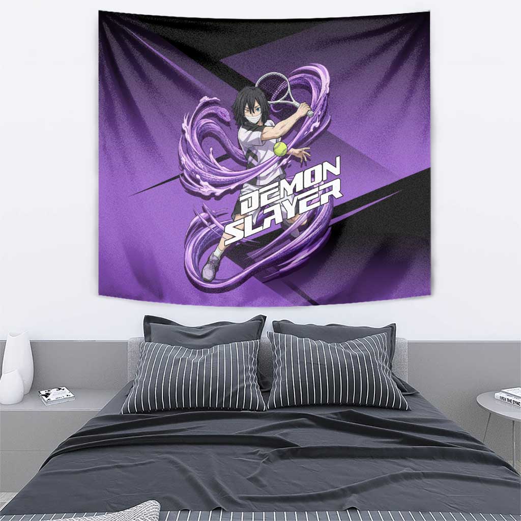 Obanai Iguro Serpent Strike Tapestry Sporty Anime Mashup Style