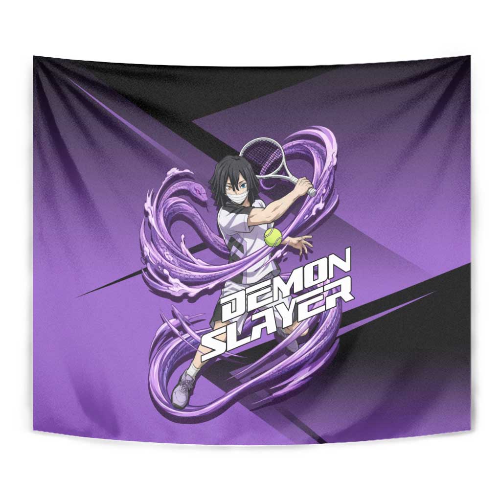 Obanai Iguro Serpent Strike Tapestry Sporty Anime Mashup Style