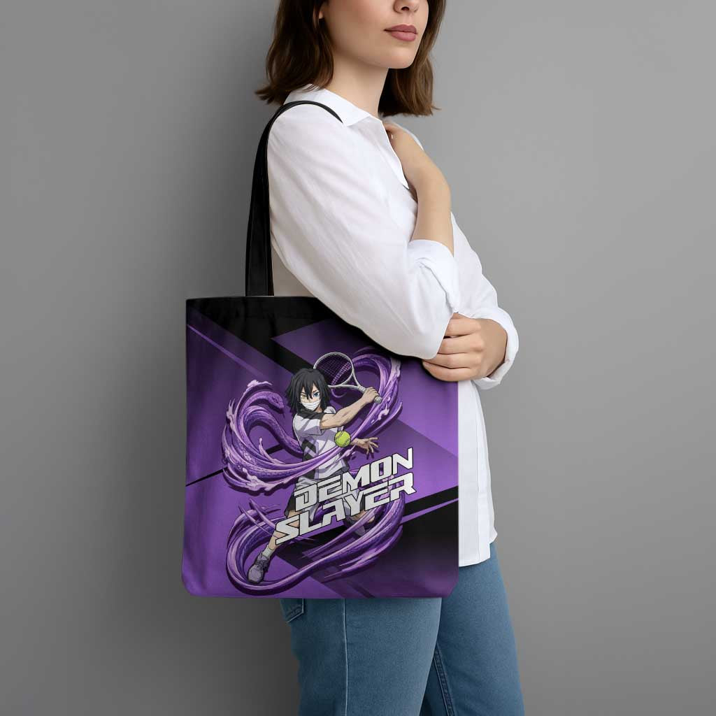 Obanai Iguro Serpent Strike Tote Bag Sporty Anime Mashup Style