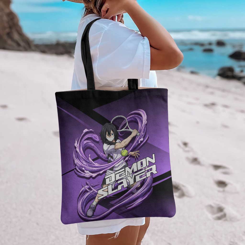 Obanai Iguro Serpent Strike Tote Bag Sporty Anime Mashup Style