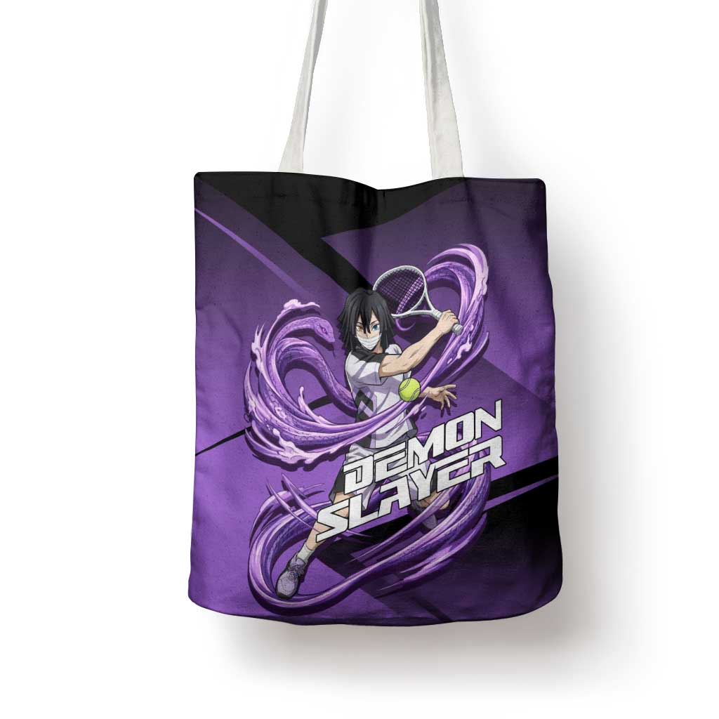 Obanai Iguro Serpent Strike Tote Bag Sporty Anime Mashup Style