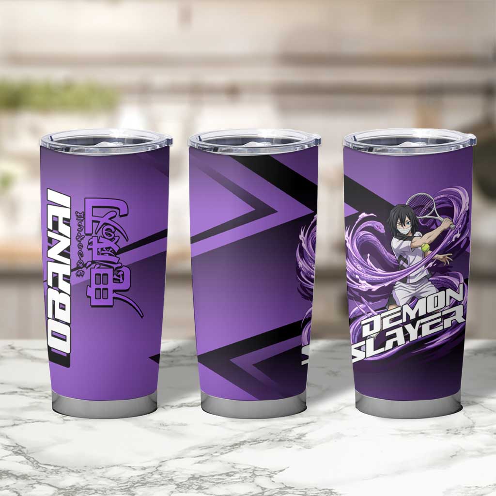 Obanai Iguro Serpent Strike Tumbler Cup Sporty Anime Mashup Style