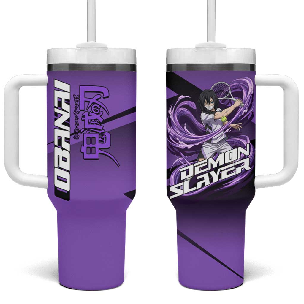 Obanai Iguro Serpent Strike Tumbler With Handle Sporty Anime Mashup Style