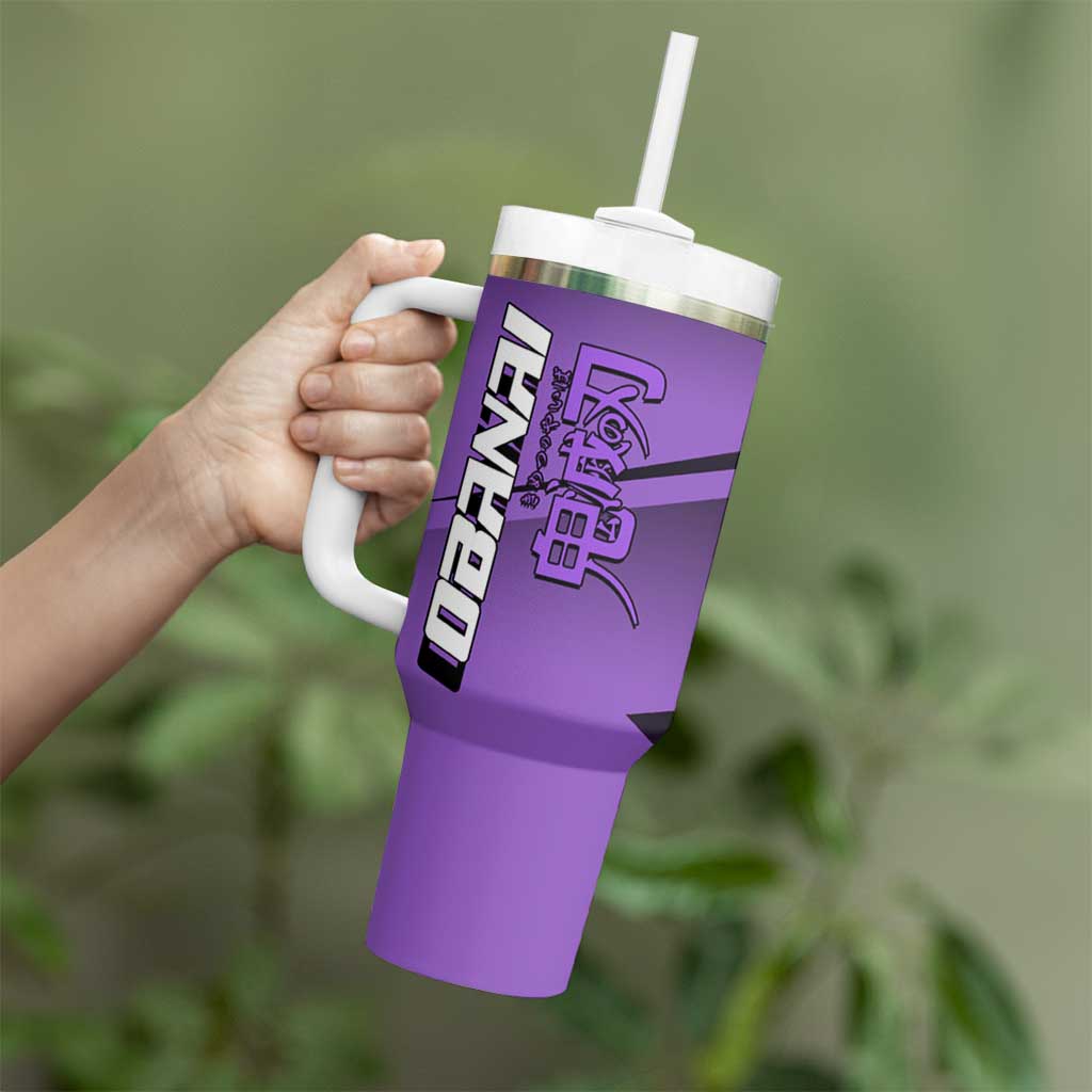 Obanai Iguro Serpent Strike Tumbler With Handle Sporty Anime Mashup Style