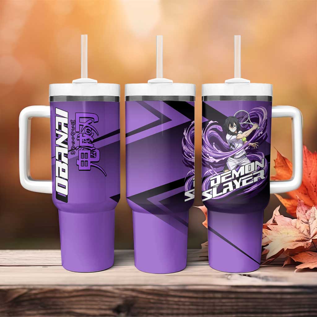 Obanai Iguro Serpent Strike Tumbler With Handle Sporty Anime Mashup Style
