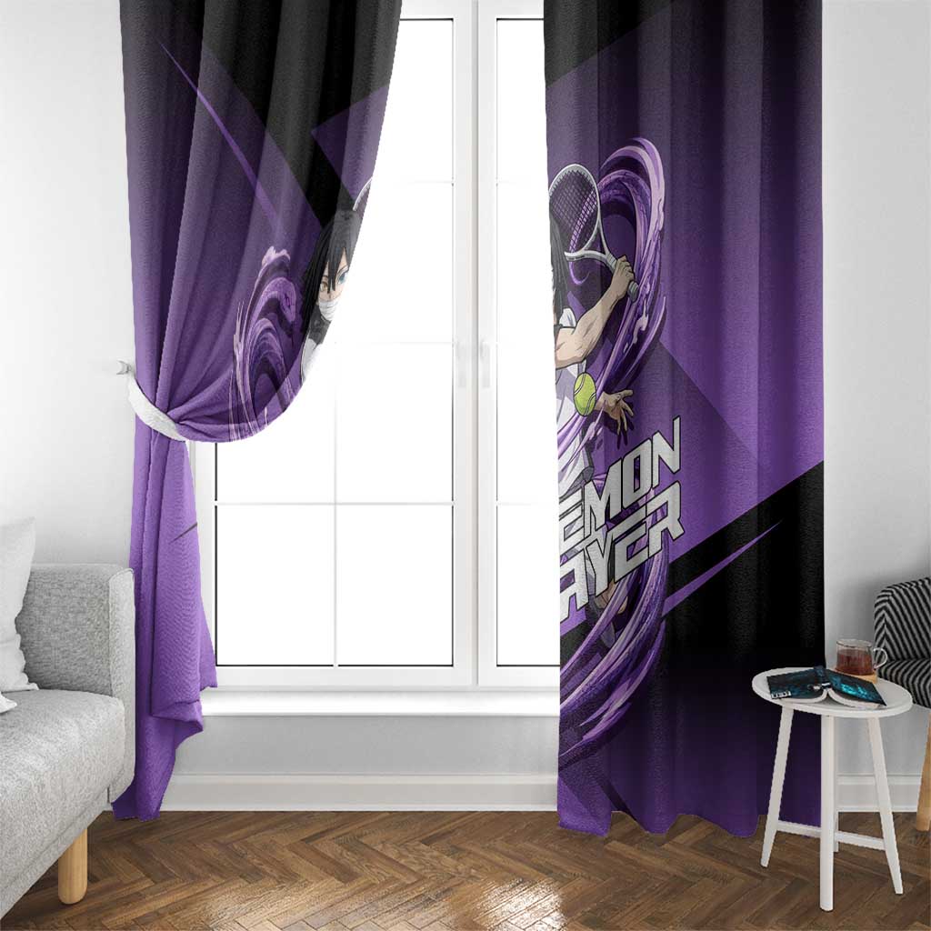 Obanai Iguro Serpent Strike Window Curtain Sporty Anime Mashup Style