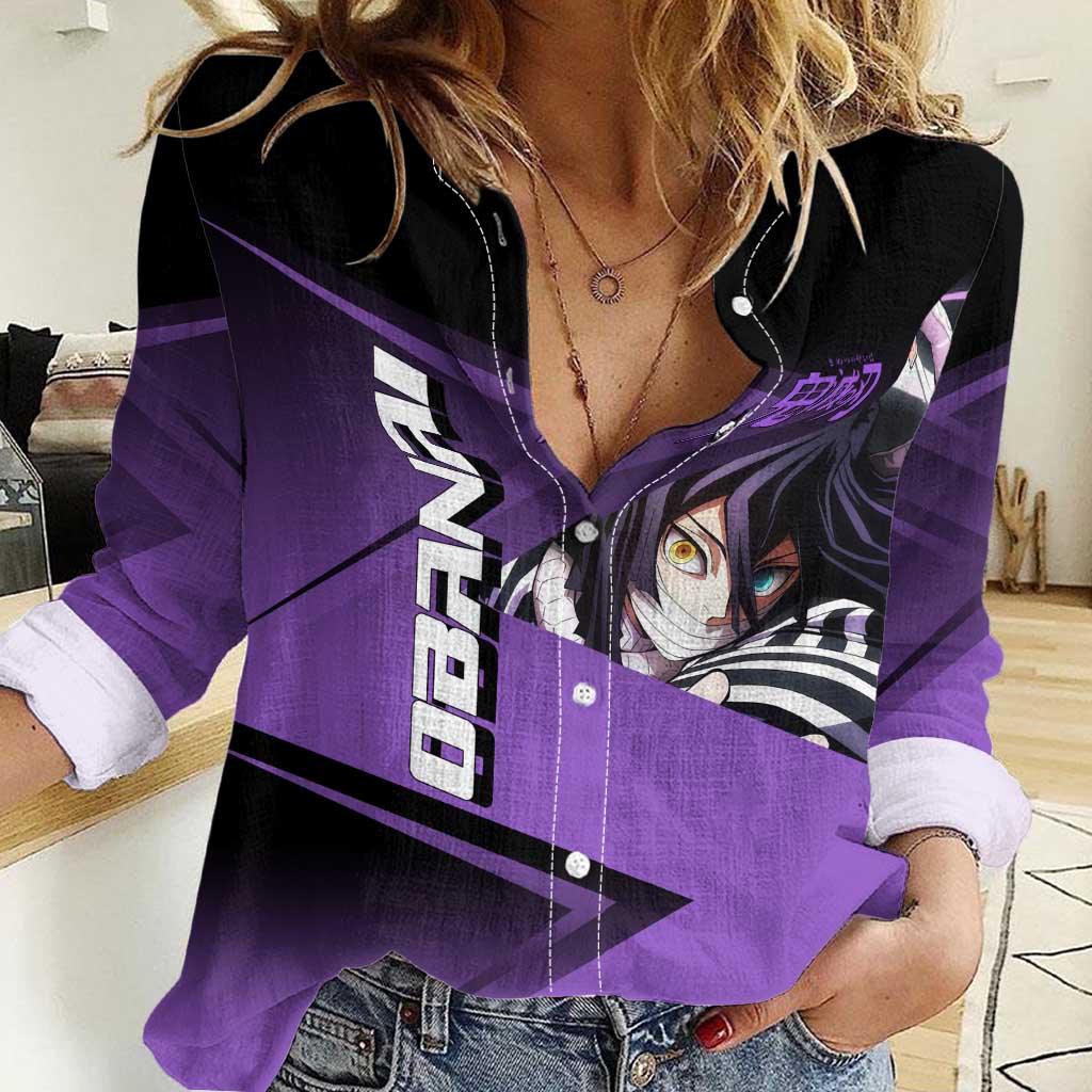 Obanai Iguro Serpent Strike Women Casual Shirt Sporty Anime Mashup Style