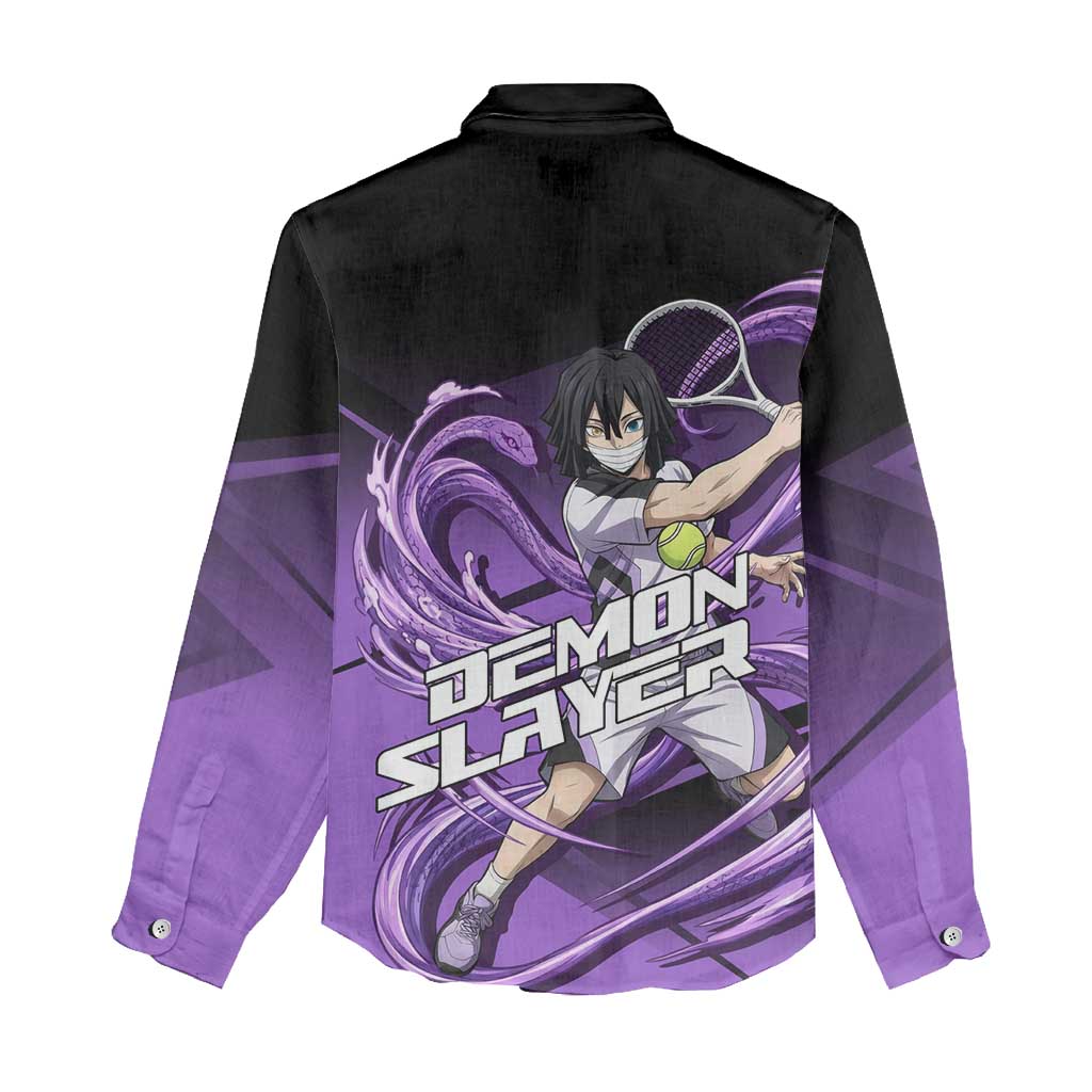 Obanai Iguro Serpent Strike Women Casual Shirt Sporty Anime Mashup Style