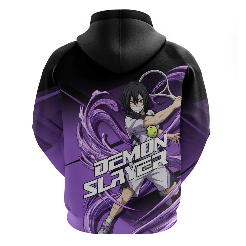 Obanai Iguro Serpent Strike Zip Hoodie Sporty Anime Mashup Style