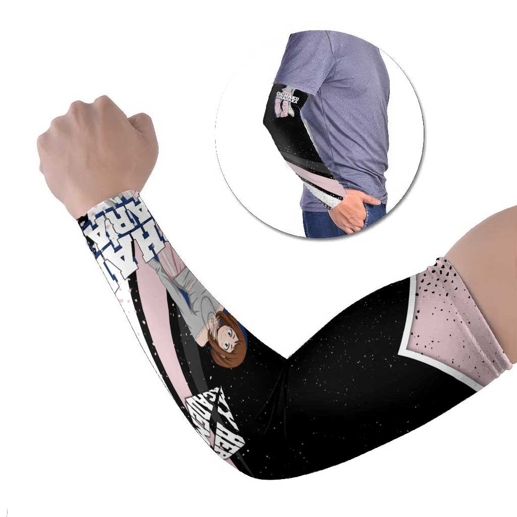 Ochako Uraraka My Hero Academia Arm Sleeves Anime Grunge Splatter Graphic Style