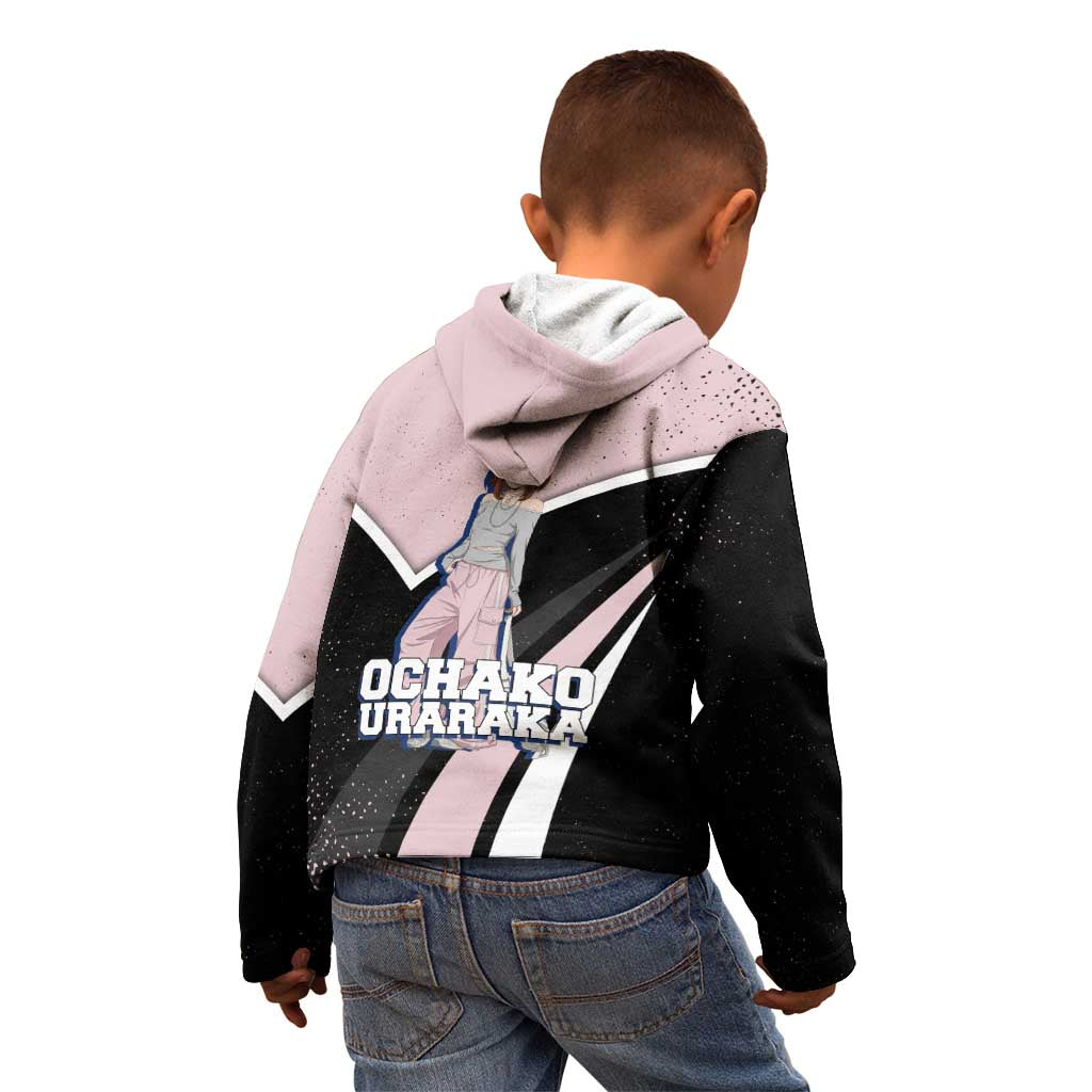 Ochako Uraraka My Hero Academia Kid Hoodie Anime Grunge Splatter Graphic Style