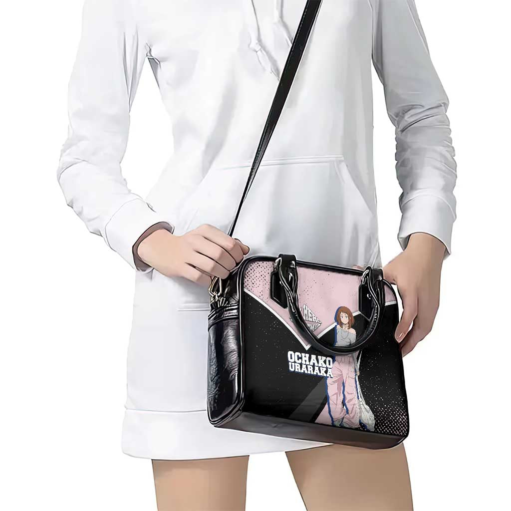 Ochako Uraraka My Hero Academia Shoulder Handbag Anime Grunge Splatter Graphic Style
