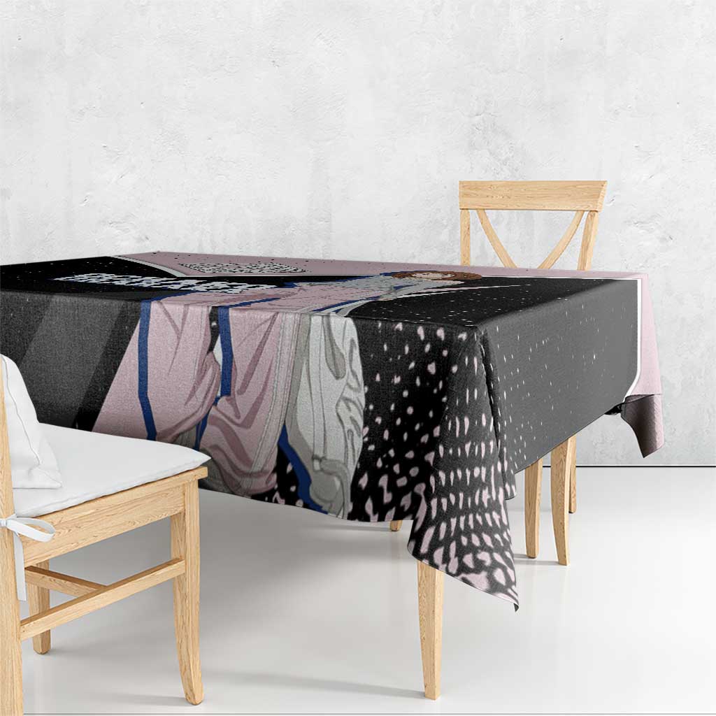 Ochako Uraraka My Hero Academia Tablecloth Anime Grunge Splatter Graphic Style