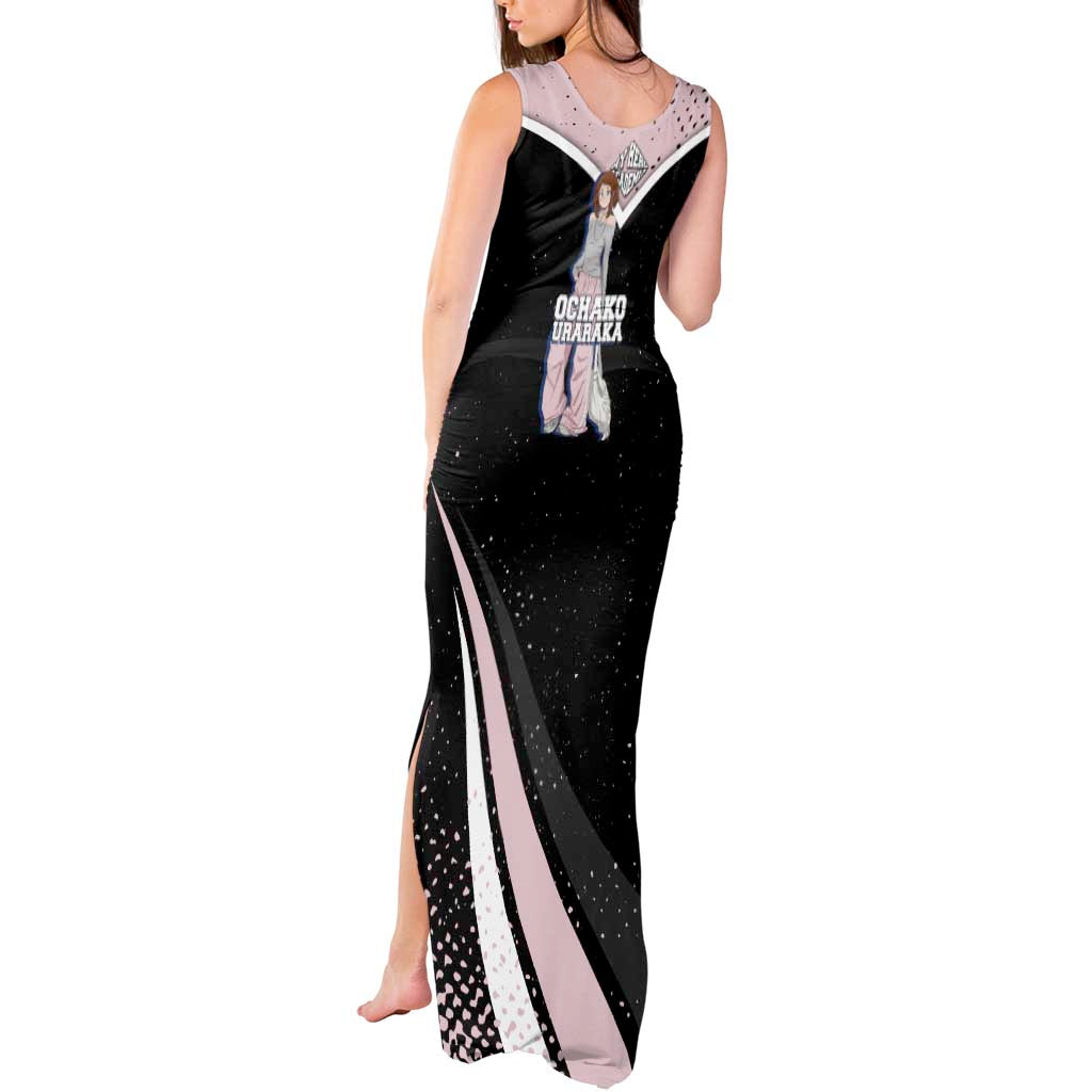 Ochako Uraraka My Hero Academia Tank Maxi Dress Anime Grunge Splatter Graphic Style