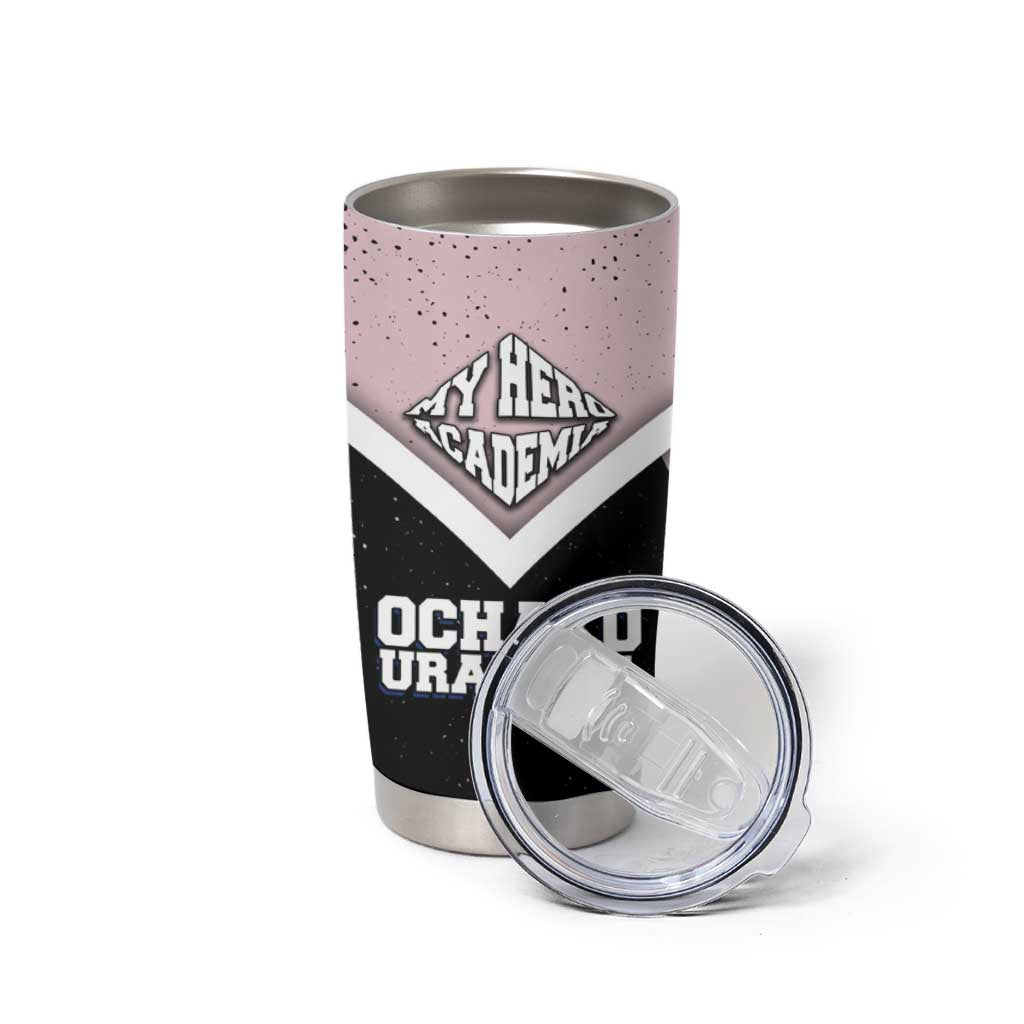 Ochako Uraraka My Hero Academia Tumbler Cup Anime Grunge Splatter Graphic Style