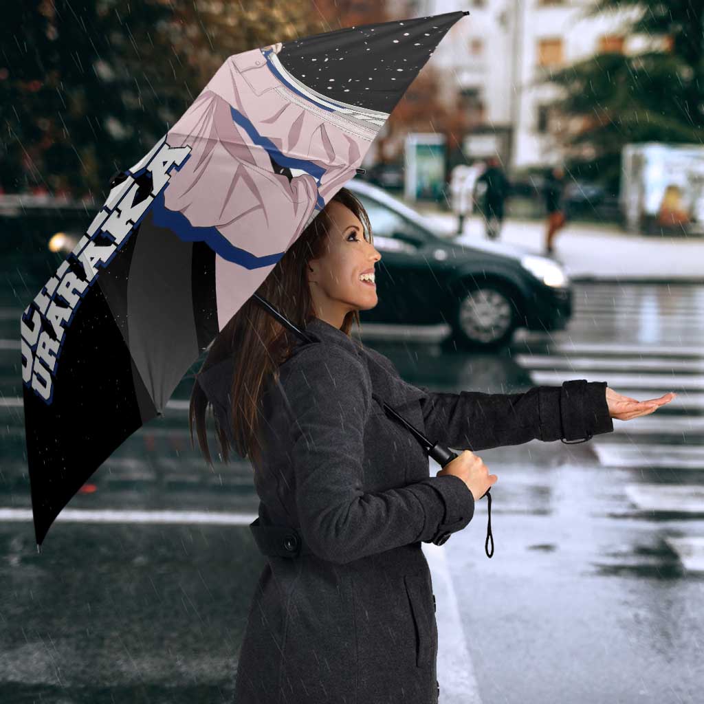 Ochako Uraraka My Hero Academia Umbrella Anime Grunge Splatter Graphic Style