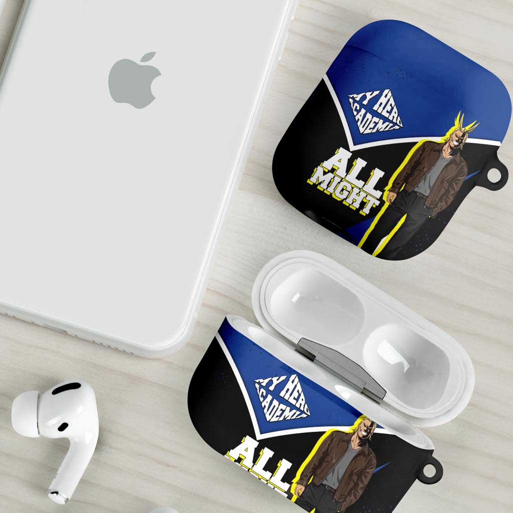 All Might My Hero Academia AirPods Case Anime Grunge Splatter Graphic Style
