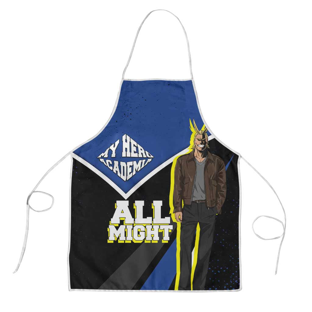All Might My Hero Academia Apron Anime Grunge Splatter Graphic Style