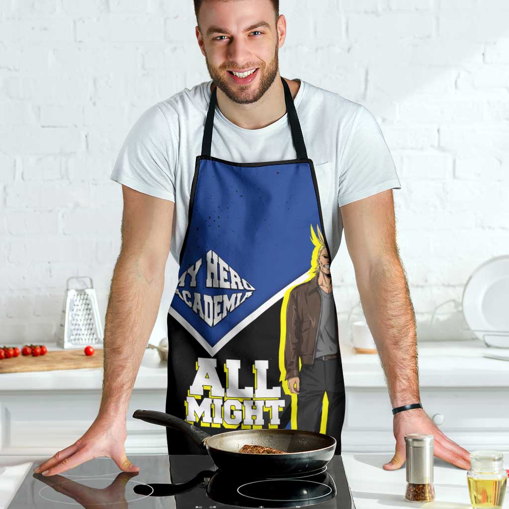 All Might My Hero Academia Apron Anime Grunge Splatter Graphic Style