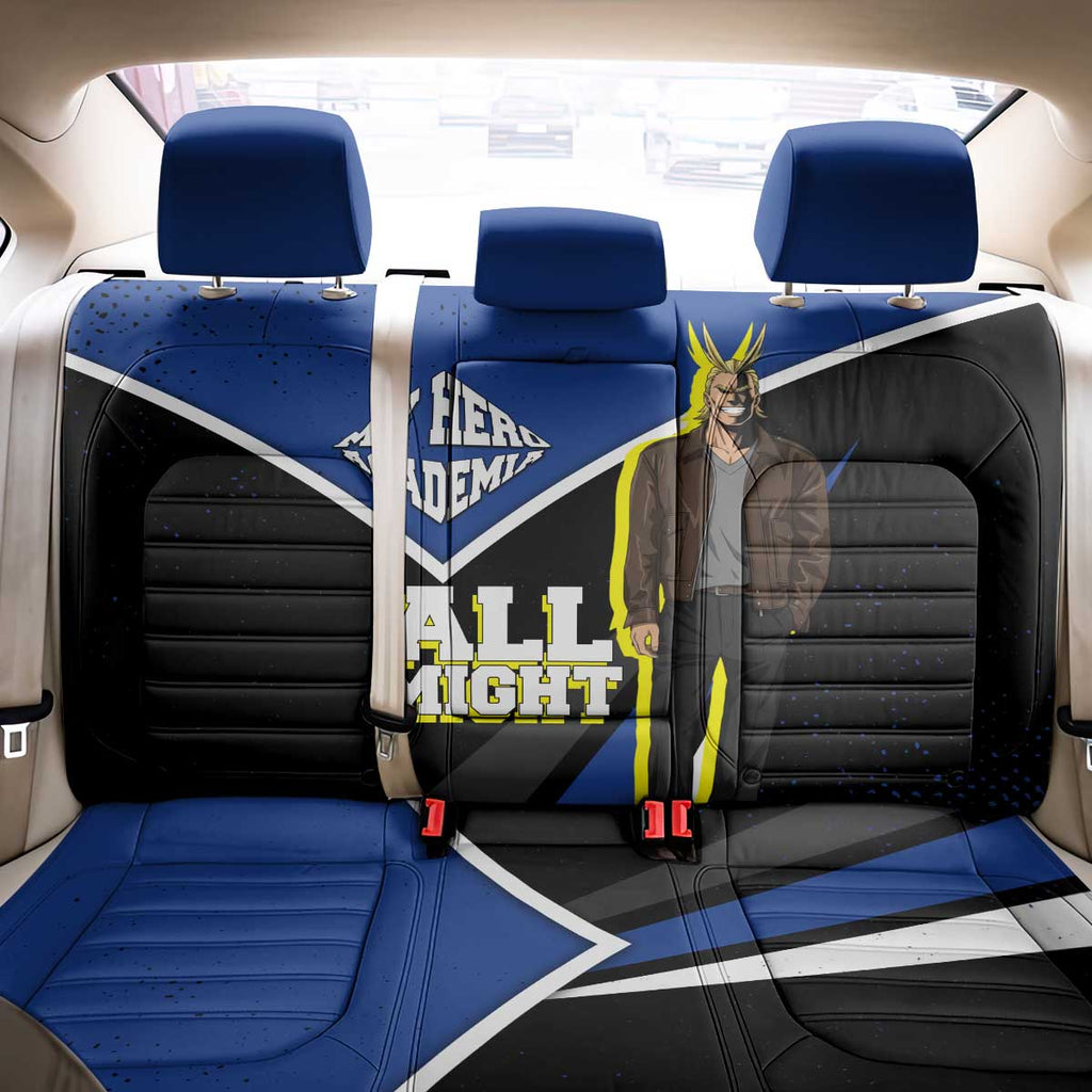 All Might My Hero Academia Back Car Seat Cover Anime Grunge Splatter Graphic Style