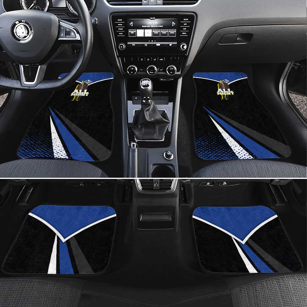 All Might My Hero Academia Car Mats Anime Grunge Splatter Graphic Style