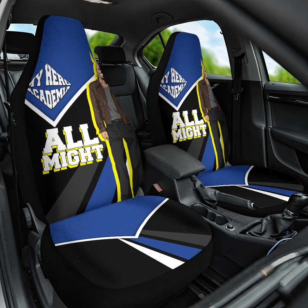 All Might My Hero Academia Car Seat Cover Anime Grunge Splatter Graphic Style