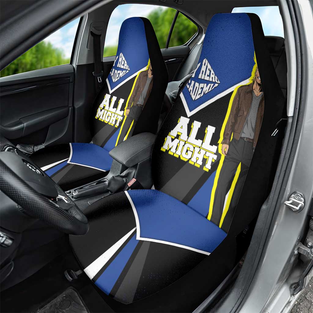 All Might My Hero Academia Car Seat Cover Anime Grunge Splatter Graphic Style
