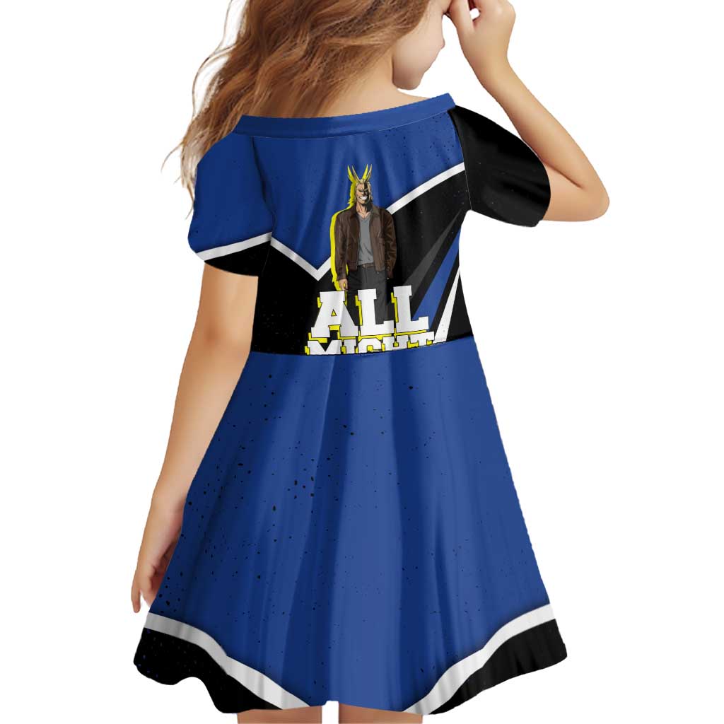 All Might My Hero Academia Family Matching Mermaid Dress and Hawaiian Shirt Anime Grunge Splatter Graphic Style