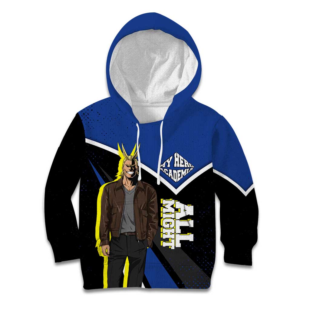 All Might My Hero Academia Kid Hoodie Anime Grunge Splatter Graphic Style