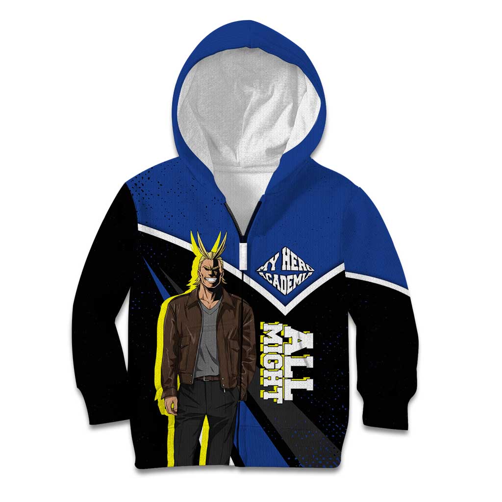 All Might My Hero Academia Kid Hoodie Anime Grunge Splatter Graphic Style