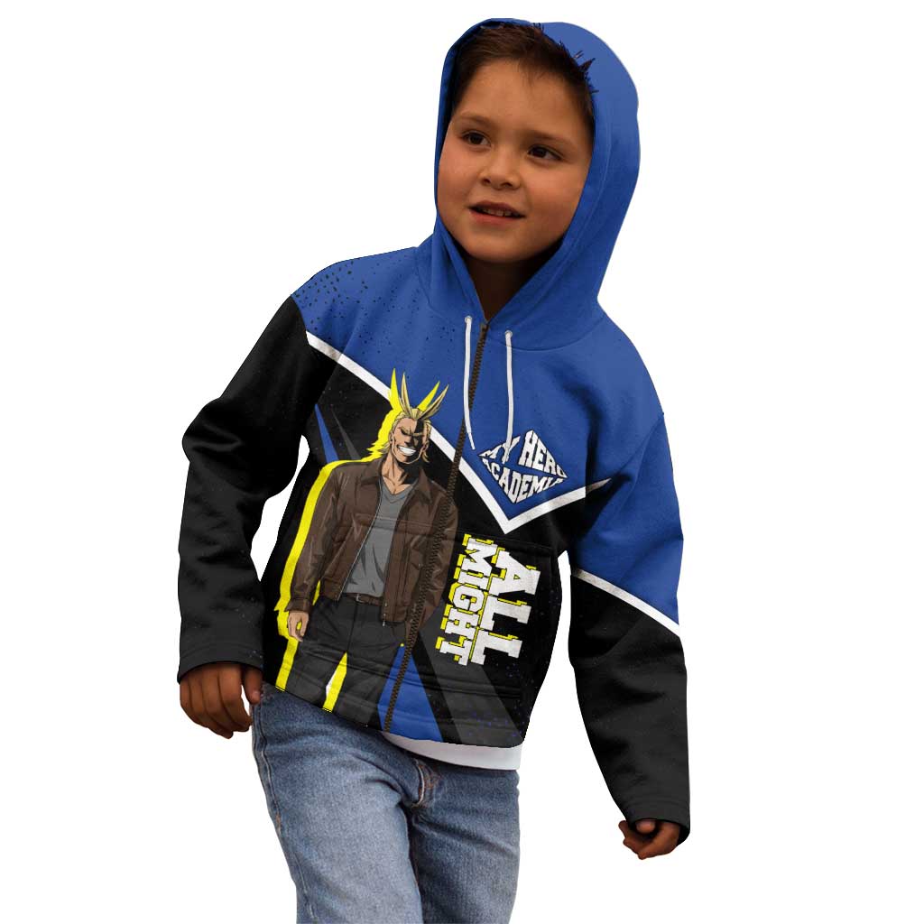 All Might My Hero Academia Kid Hoodie Anime Grunge Splatter Graphic Style