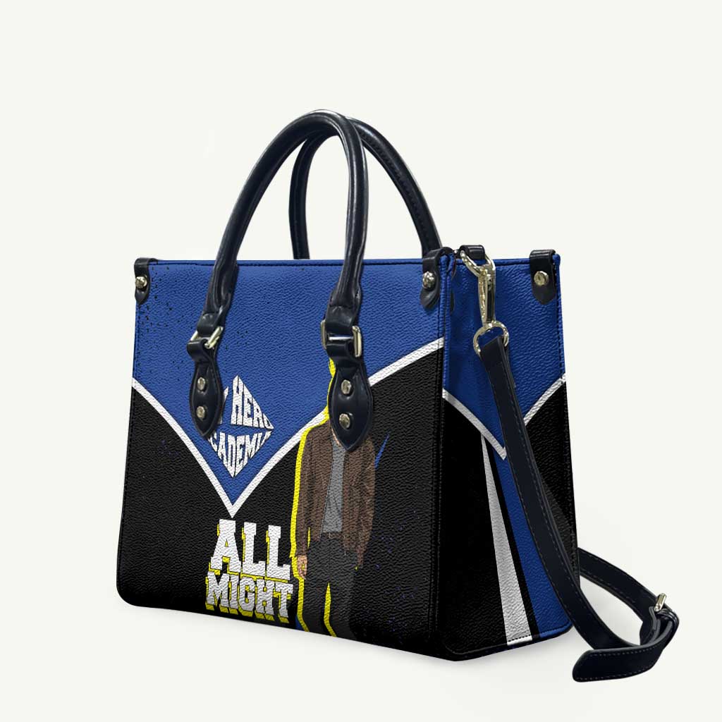 All Might My Hero Academia Leather Bag Anime Grunge Splatter Graphic Style