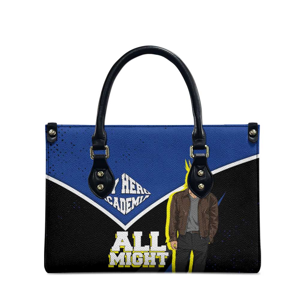 All Might My Hero Academia Leather Bag Anime Grunge Splatter Graphic Style